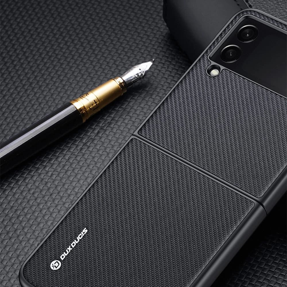 Etui Dux Ducis Fino Samsung Galaxy Z Flip 3 roșu - 12