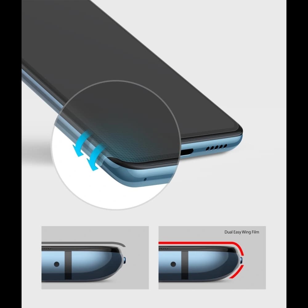 Folia hydrogel Ringke Dual Easy Wing Full Cover OnePlus 7T [2 PACK] - 4