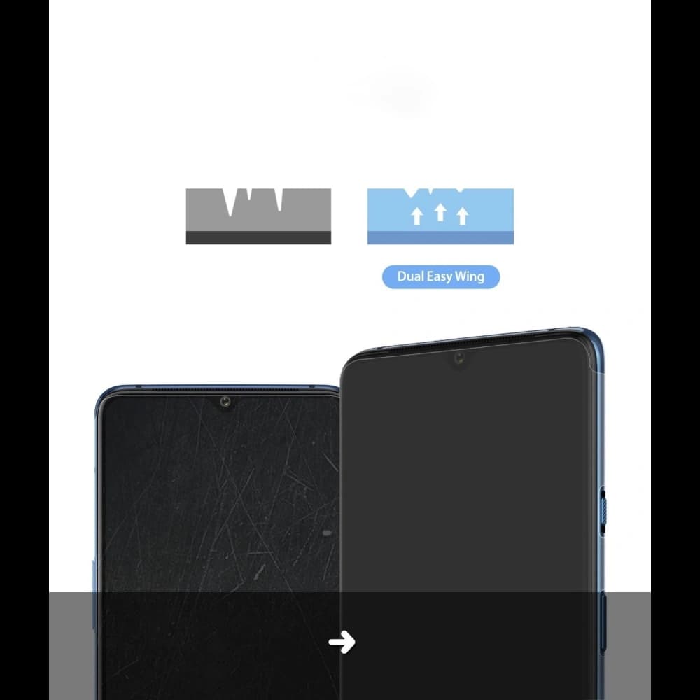 Folia hydrogel Ringke Dual Easy Wing Full Cover OnePlus 7T [2 PACK] - 5