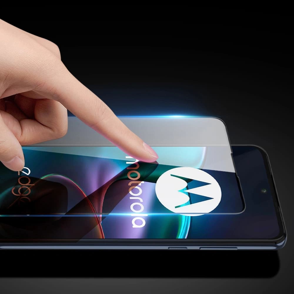 Sklo tvrzené Dux Ducis 10D Tvrzené sklo Motorola Edge 30 černé (přátelské k pouzdru) - 9