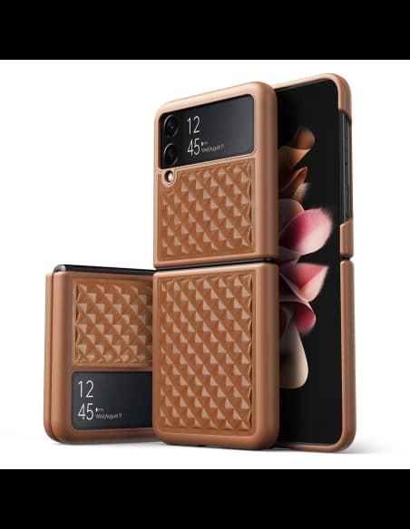 Case Dux Ducis Venice Samsung Galaxy Z Flip 3 braun