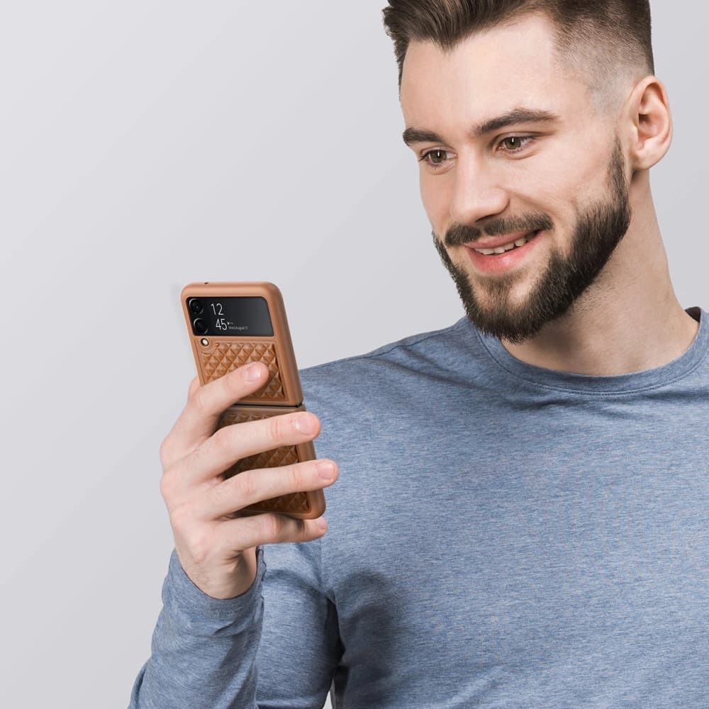 Case Dux Ducis Venice Samsung Galaxy Z Flip 3 braun - 6