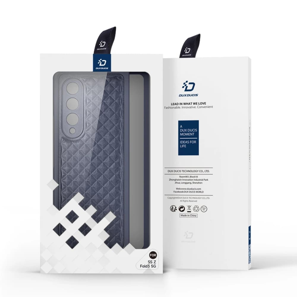 Etui Dux Ducis Venice Samsung Galaxy Z Fold 3 albastru - 5