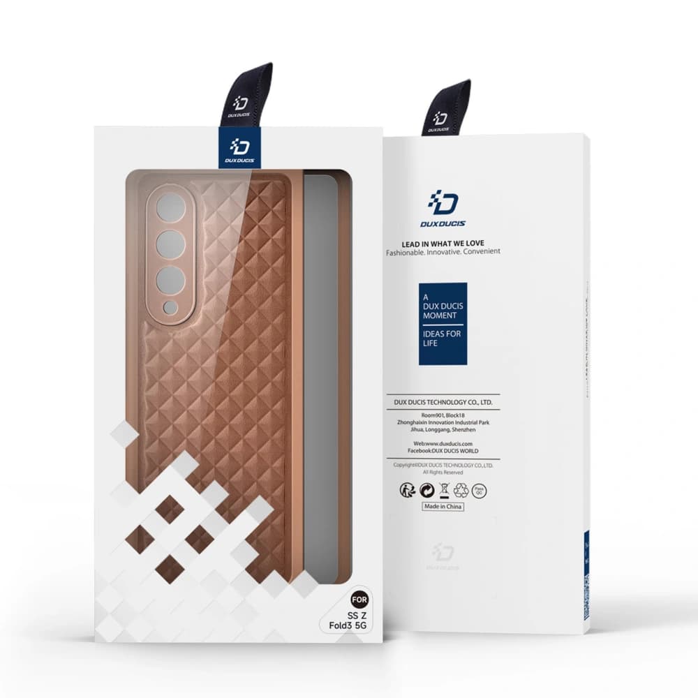 Case Dux Ducis Venice Samsung Galaxy Z Fold 3 braun - 5