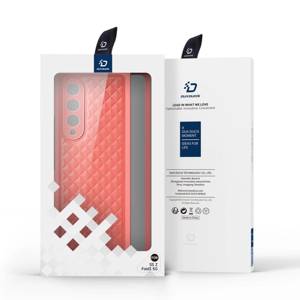 Dux Ducis Venice tok Samsung Galaxy Z Fold 3 piros - 5