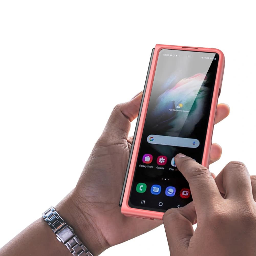 Dux Ducis Venice tok Samsung Galaxy Z Fold 3 piros - 10