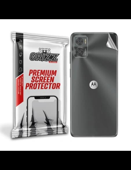Folie für die Rückseite GrizzGlass SatinSkin für Motorola Moto E22