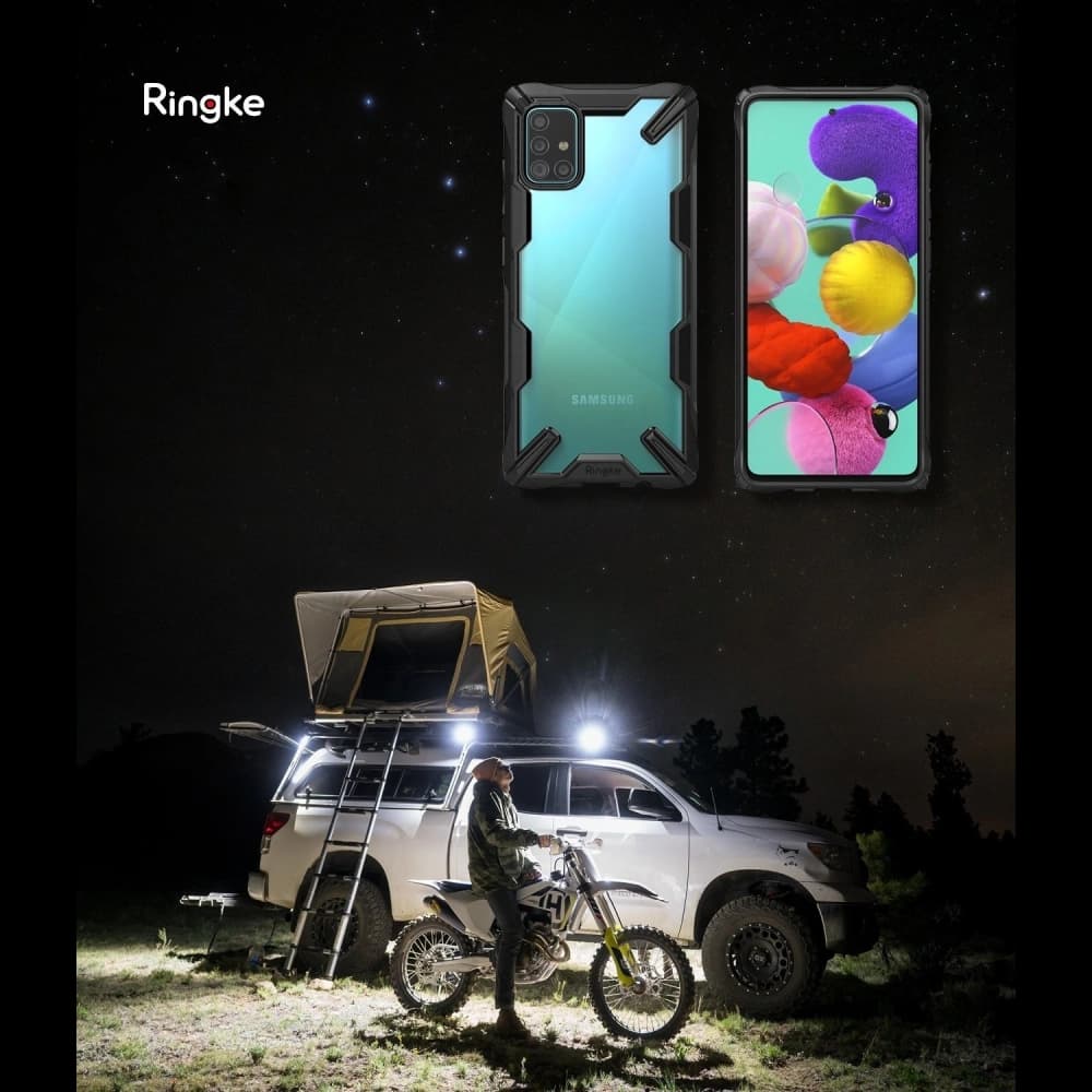 Etui Ringke Fusion-X Samsung Galaxy A51 Fekete - 2