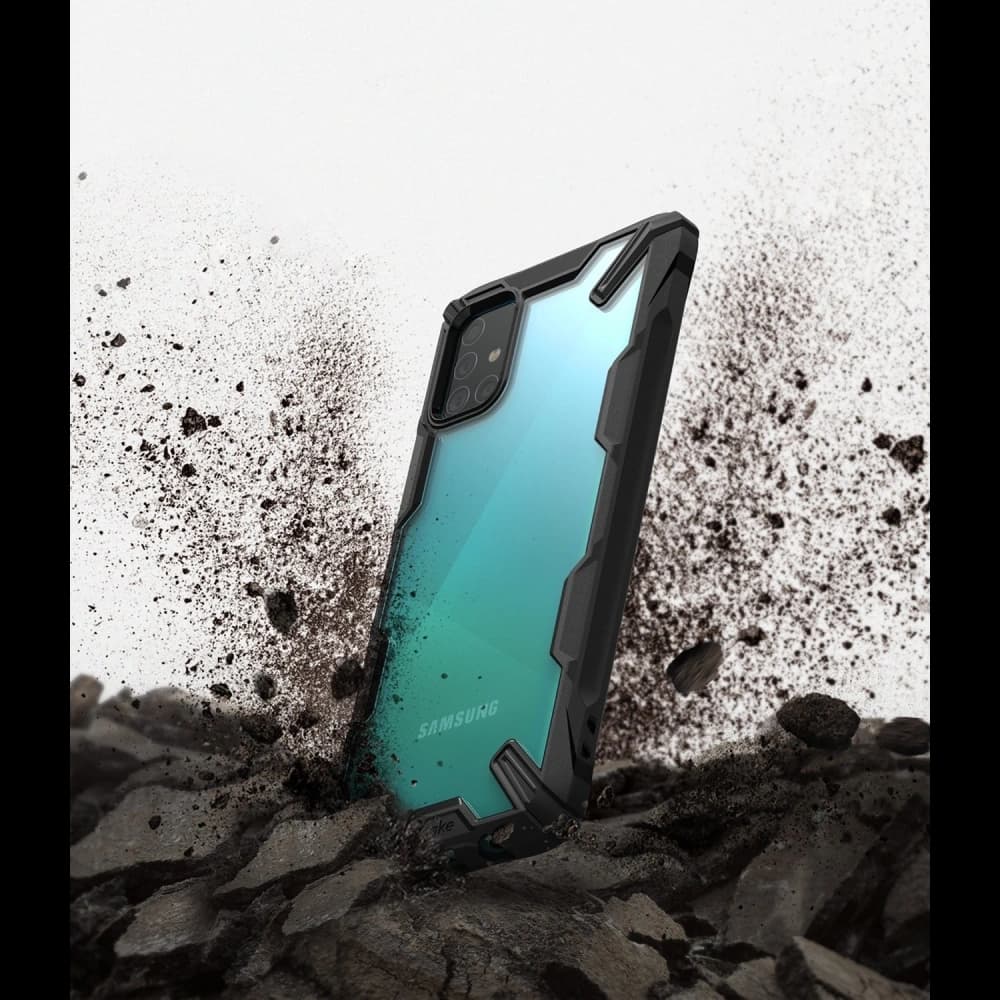 Etui Ringke Fusion-X Samsung Galaxy A51 Fekete - 7