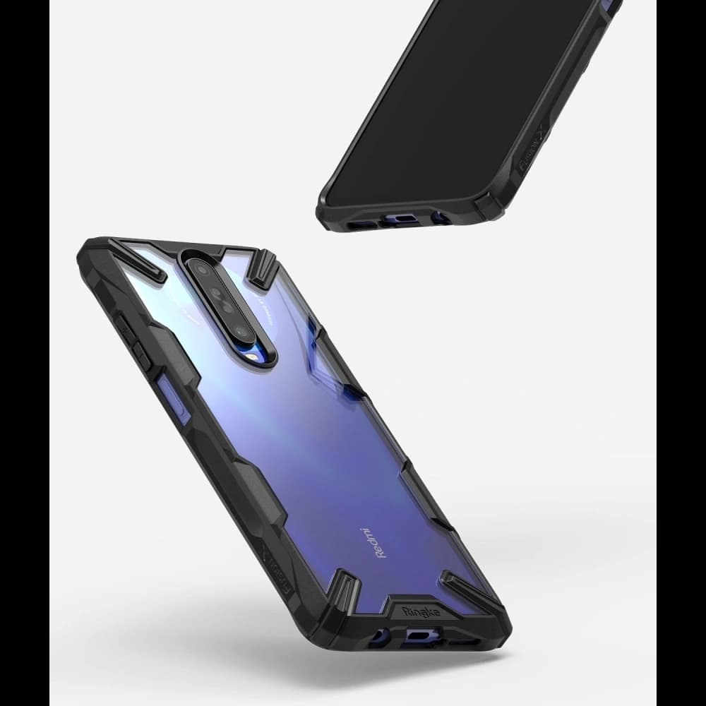 Etui Ringke Fusion-X Pocophone X2/Redmi K30 Fekete - 3