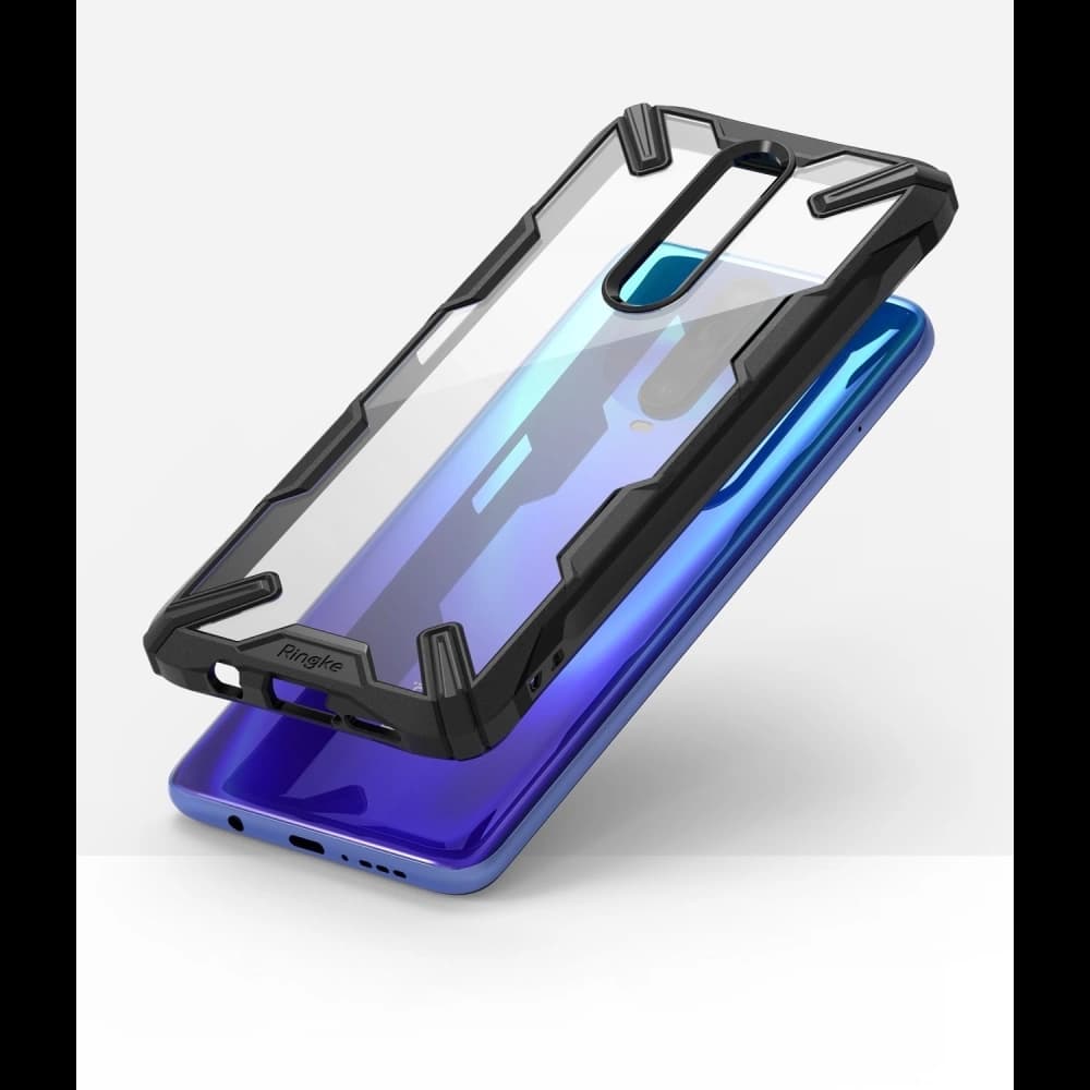 Etui Ringke Fusion-X Pocophone X2/Redmi K30 Fekete - 4