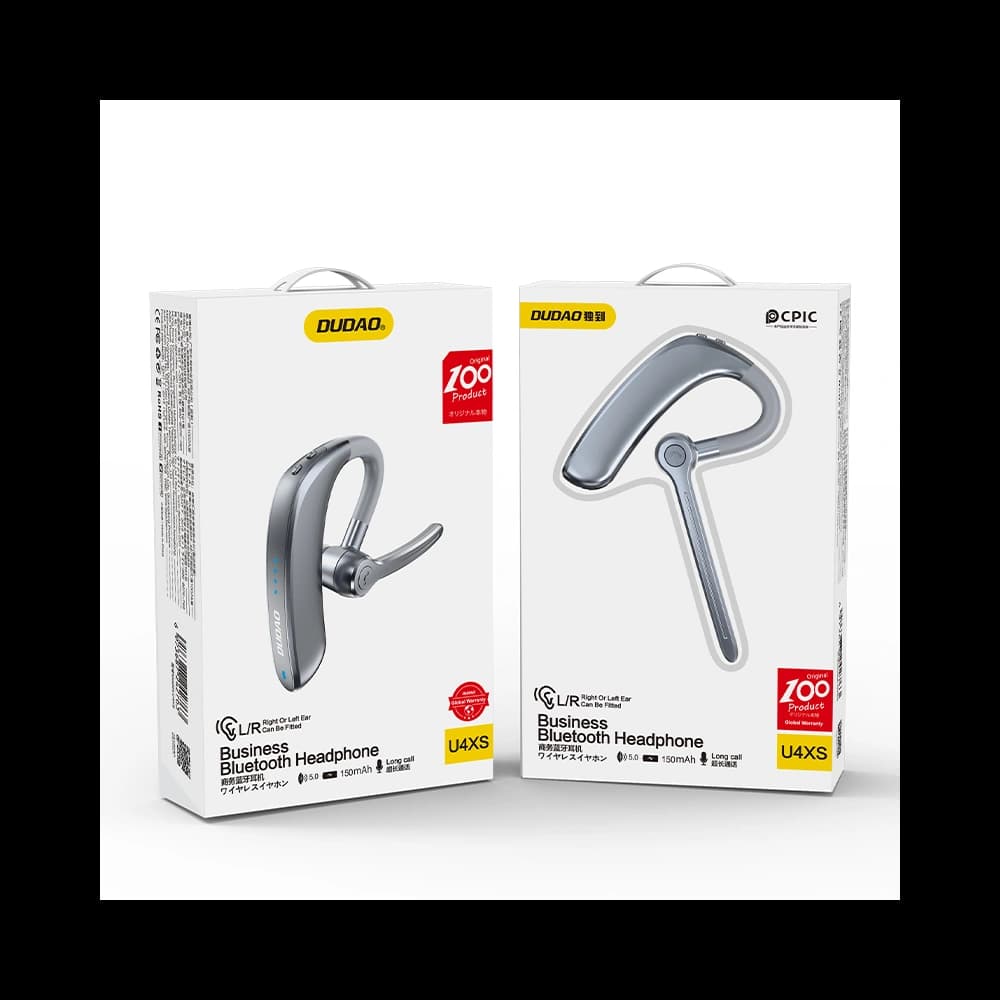 Bezdrátová sluchátka Dudao Bluetooth 5.0 šedá (U4XS) - 5