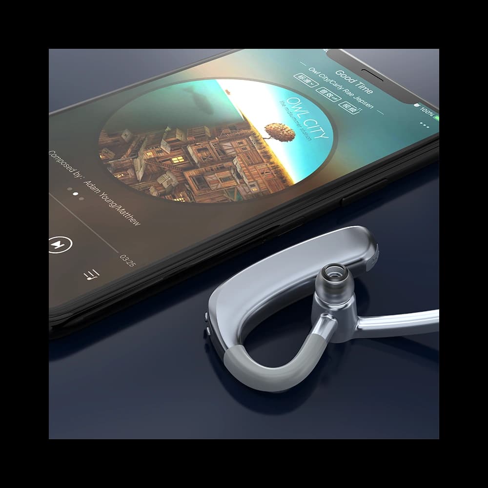 Bezdrátová sluchátka Dudao Bluetooth 5.0 šedá (U4XS) - 6