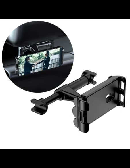 Upevnění do auta na opěrku hlavy Dudao černé (F7R)