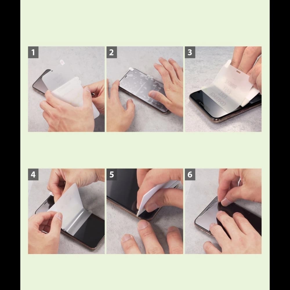 Hidrogél fólia Ringke Dual Easy Full Cover Pocophone X2/Redmi K30 Esetbarát - 9