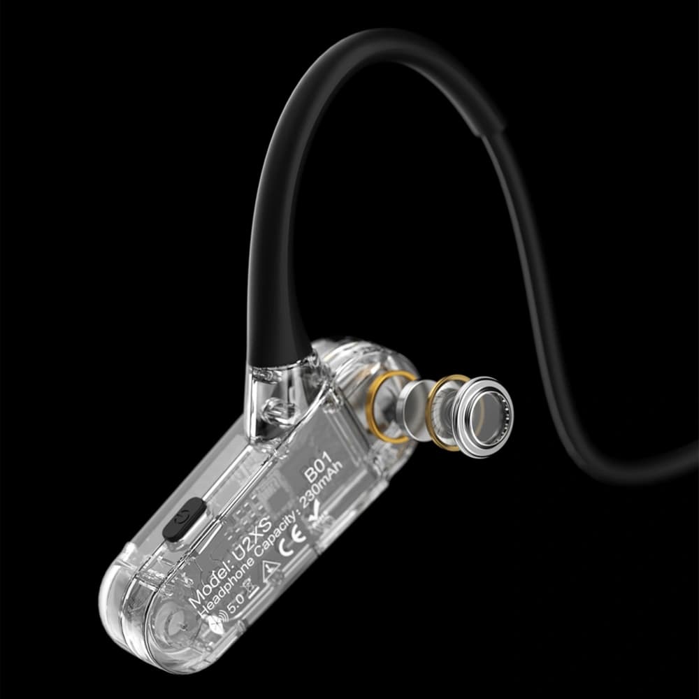 Căști wireless Dudao Air Conduction Bluetooth 5.0 230mAh negre (U2XS) - 3