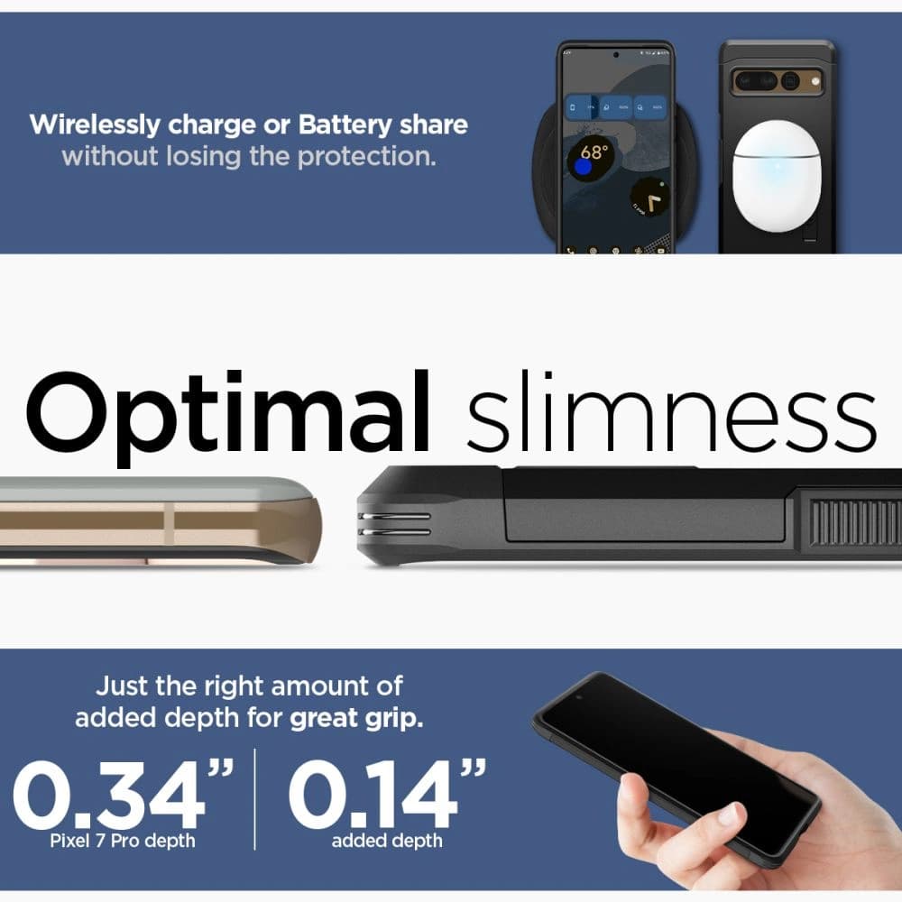 Etui Spigen Tough Armor Google Pixel 7 Pro Fekete - 14