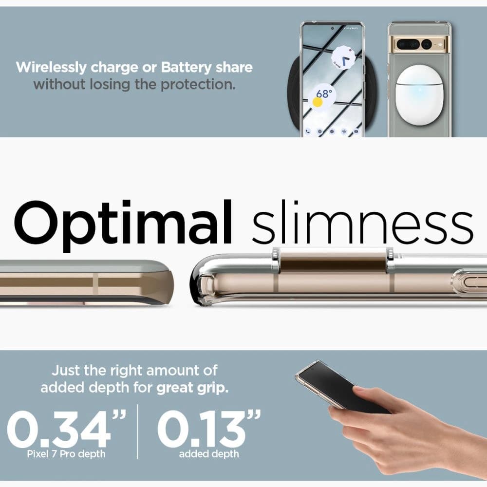 Etui Spigen Ultra Hybrid Google Pixel 7 Pro Átlátszó - 17