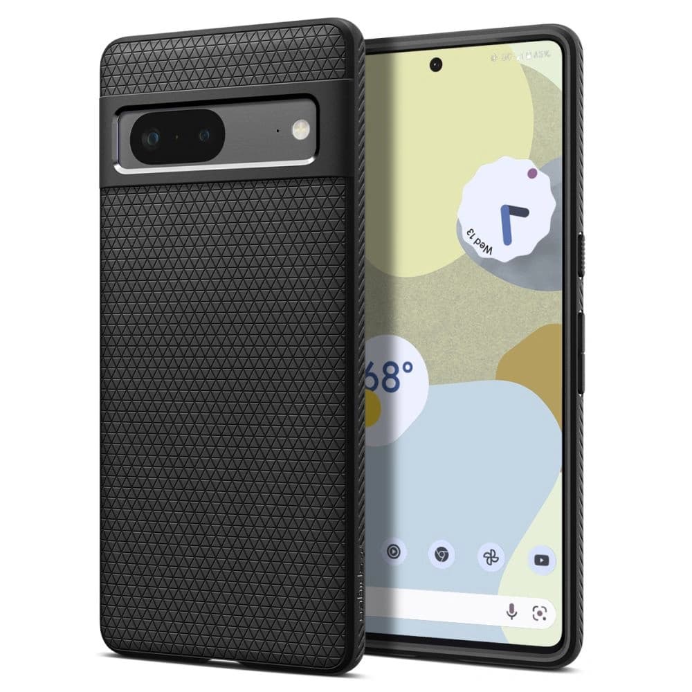 Etui Spigen Liquid Air Google Pixel 7 Matt Fekete - 1