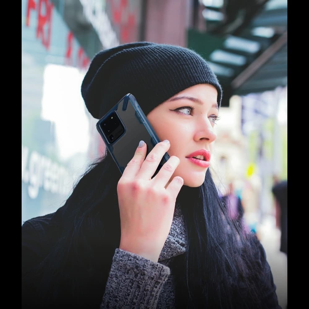 Etui Ringke Fusion-X Samsung Galaxy S20 Ultra űrkék - 2