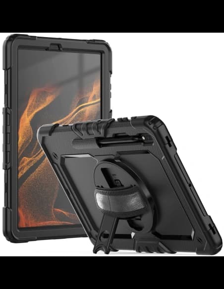 Case Tech-Protect Solid360 Samsung Galaxy Tab S8+ Plus/S7+ Plus/S7 FE 12.4 Schwarz