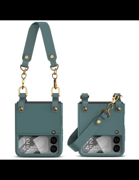 Etui Tech-Protect Icon Chain Samsung Galaxy Z Flip 4 Zelená