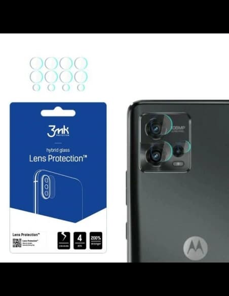 3MK Lens Protect Motorola Moto G72 [4 PACK]