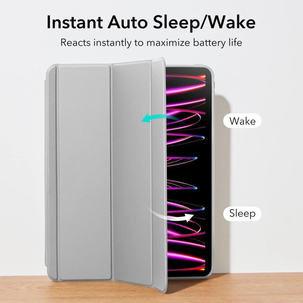 Etui ESR Ascend Hybrid Apple iPad Pro 12.9 2021/2022 (5. a 6. generace) Šedá - 2