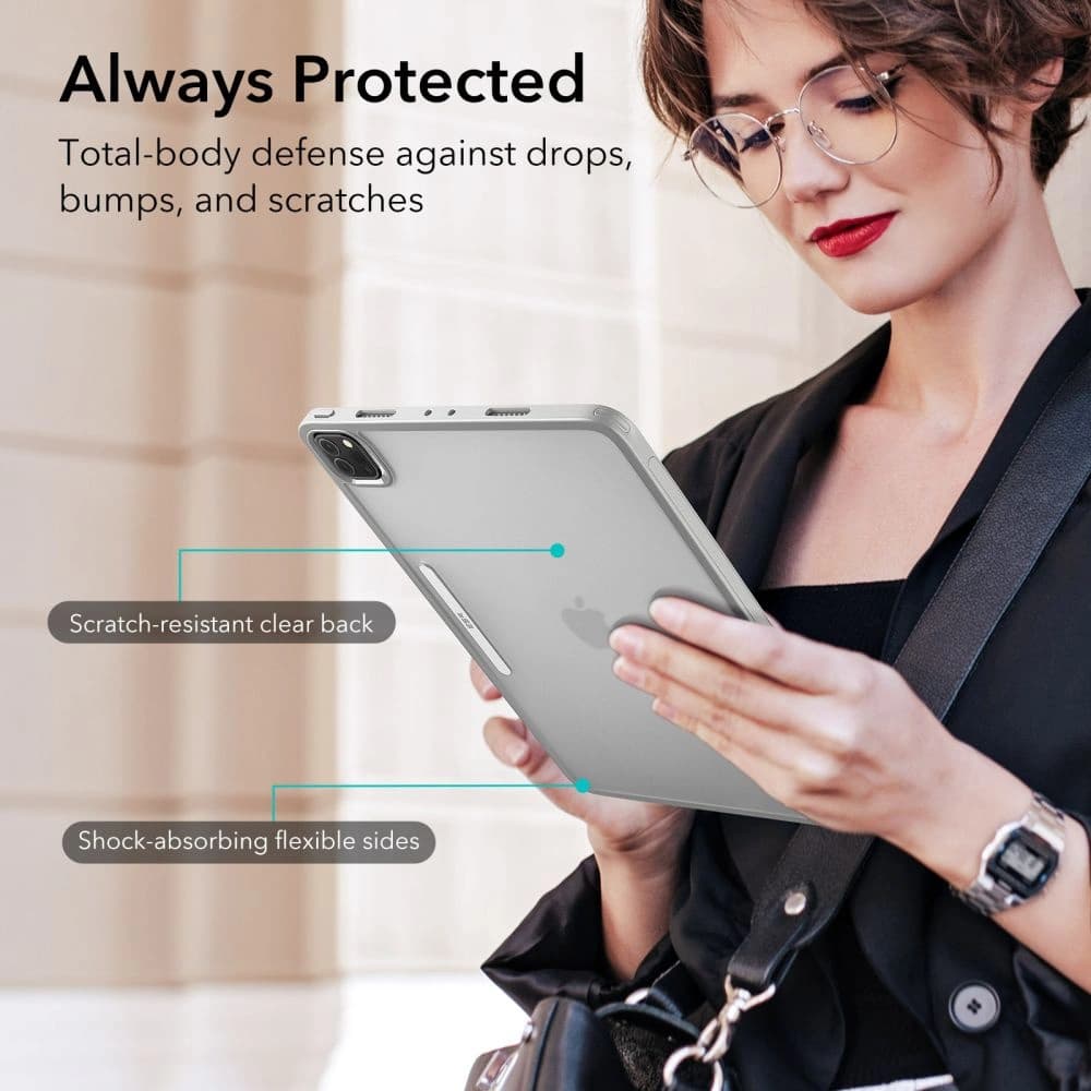 Etui ESR Ascend Hybrid Apple iPad Pro 12.9 2021/2022 (5. a 6. generace) Šedá - 7