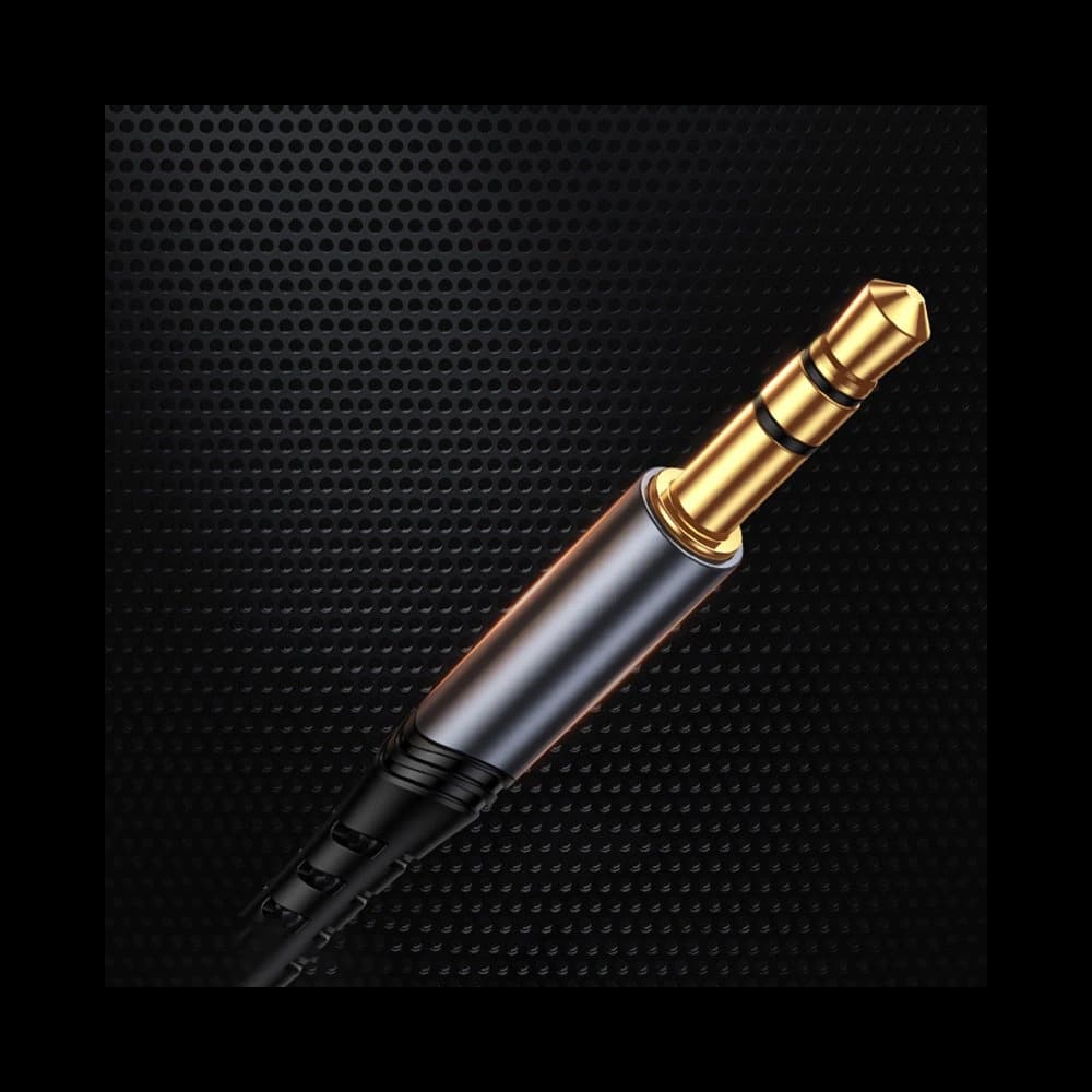 Cablul audio Joyroom AUX 3,5mm mini jack/USB-C 2m negru (SY-A03) - 3