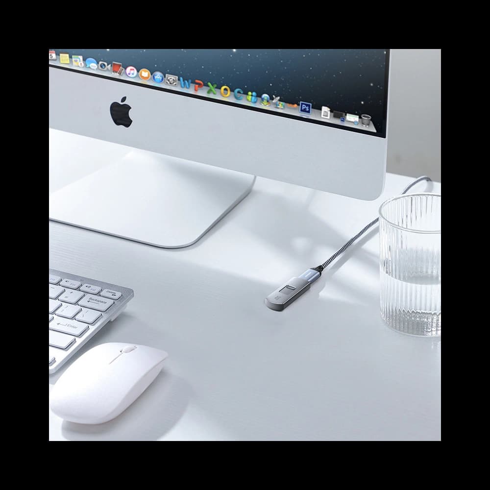 Hosszabbító kábel Joyroom USB 2.0 480 Mbps 2m szürke (S-2030N13 szürke) - 2