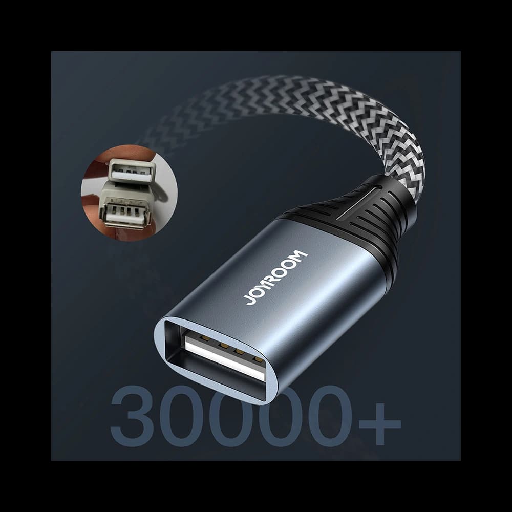 Hosszabbító kábel Joyroom USB 2.0 480 Mbps 2m szürke (S-2030N13 szürke) - 8