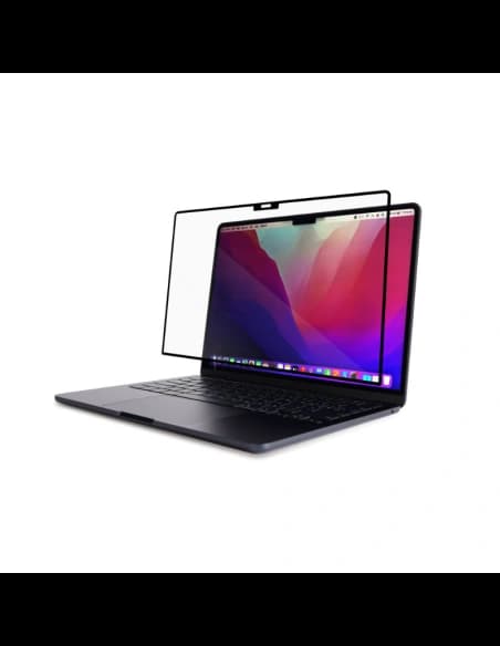 Matte Schutzfolie Moshi iVisor AG Apple MacBook Air 13.6 (M2, 2022-2023) (Schwarz/Klar/Matte)