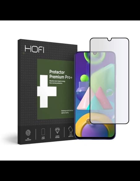 Hybriertes Glas Hofi Ultraflex Glass Samsung Galaxy M21 Schwarz
