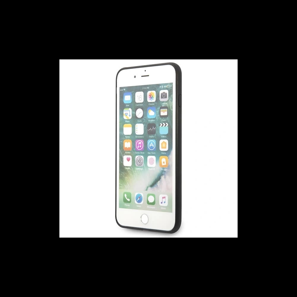 Karl Lagerfeld KLHCI8LSAKICKCBK Apple iPhone 8/7 Plus black hardcase Saffiano Ikonik Karl&Choupette Head - 5