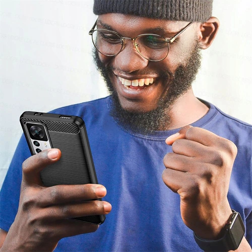 Etui Tech-Protect TPUCarbon Xiaomi 12 Lite Fekete - 7