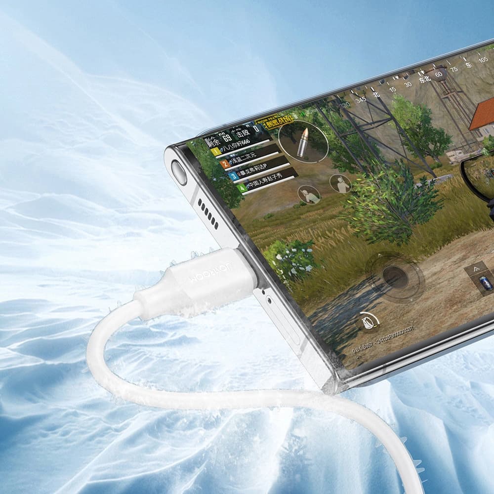 Cablul Joyroom USB/USB-C 3A 0,25m alb (S-UC027A9) - 6