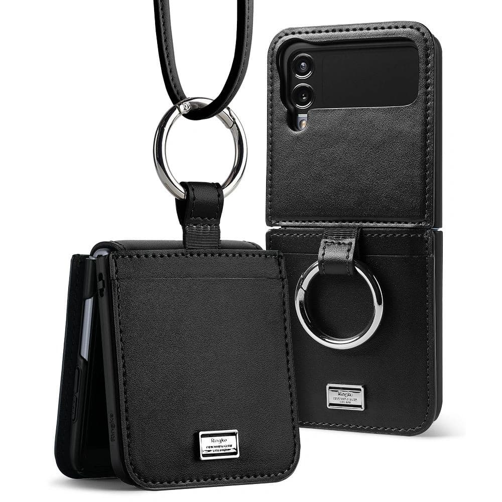 Case Ringke Signature Folio Samsung Galaxy Z Flip 4 Schwarz - 1