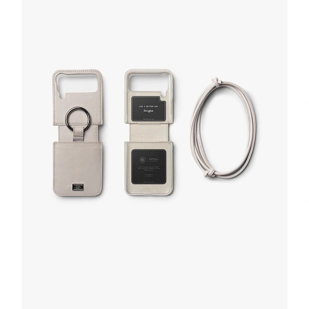Ringke Signature Folio Samsung Galaxy Z Flip 4 Dove Grey - 3
