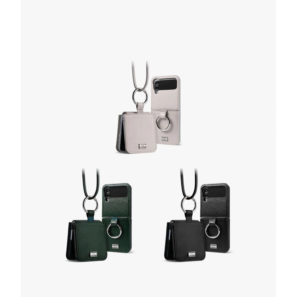 Ringke Signature Folio Samsung Galaxy Z Flip 4 Dove Grey - 5