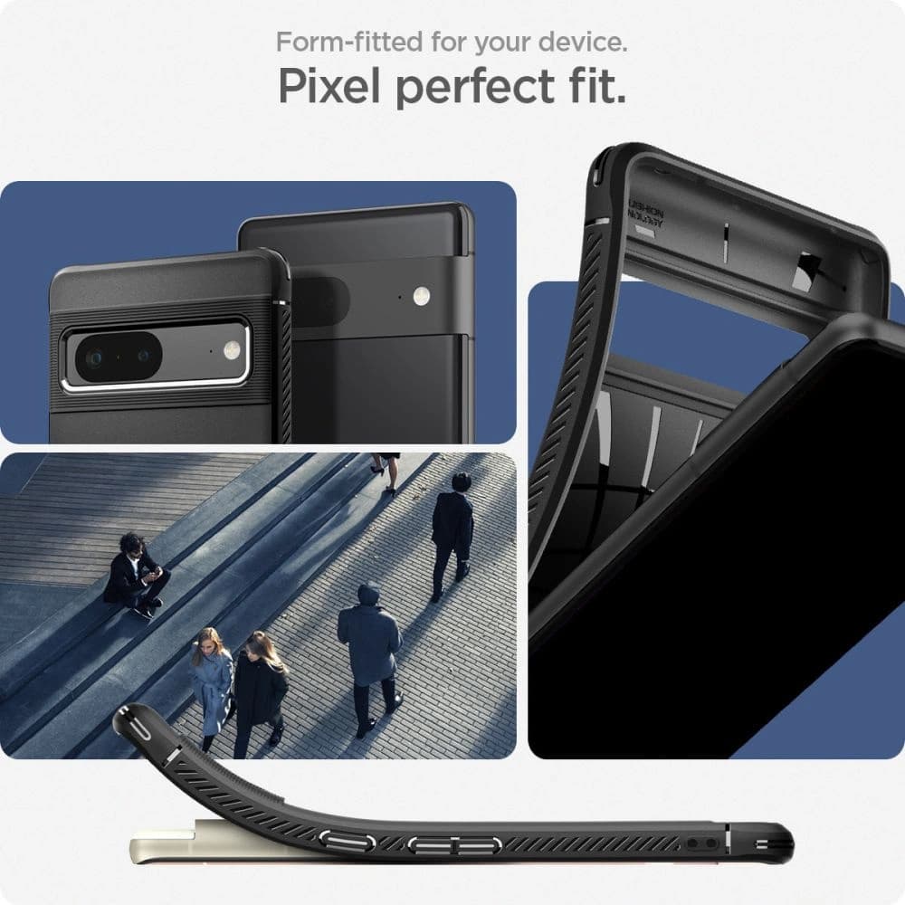 Etui Spigen Rugged Armor Google Pixel 7 Matt Fekete - 13