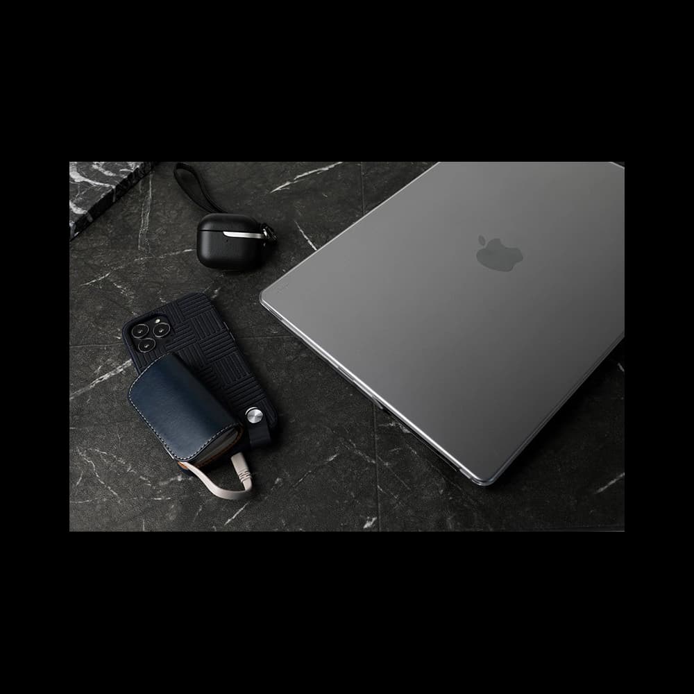 Case Moshi iGlaze Hardshell Apple MacBook Air 13,6 M2 (2022-2023) (Stealth Schwarz) - 7