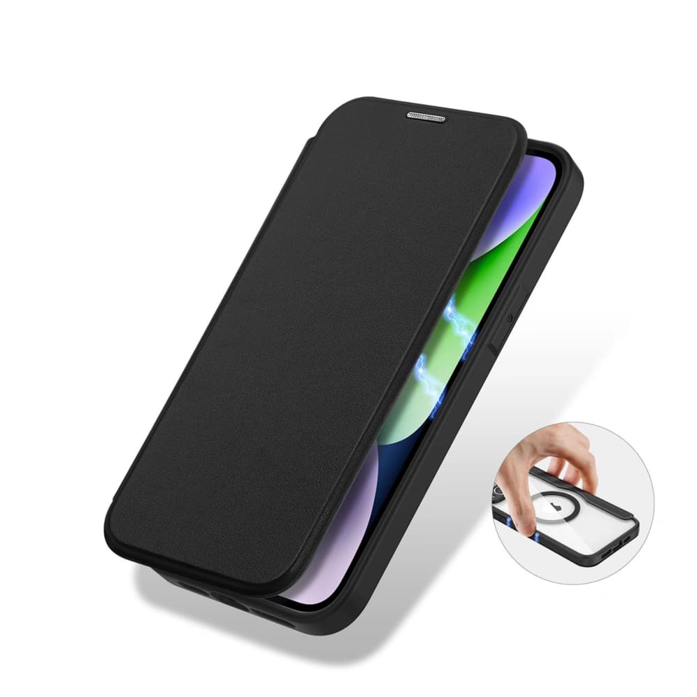 Etui Dux Ducis Skin X Pro MagSafe pentru Apple iPhone 14 Plus / 15 Plus negru - 9