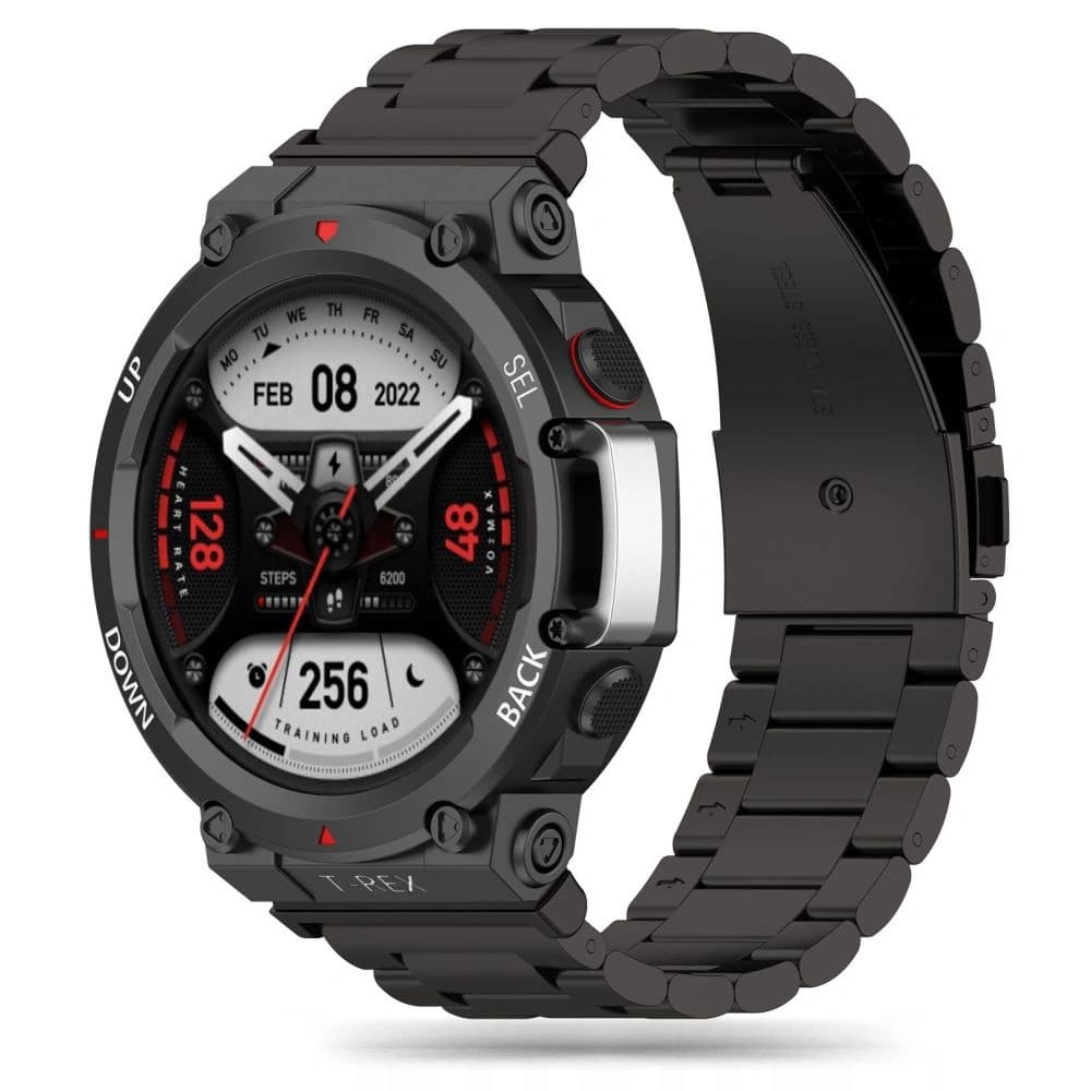 Brățara Tech-Protect Stainless Amazfit T-Rex 2 Black