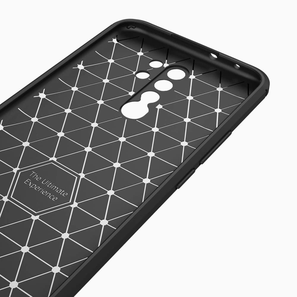 Etui Tech-Protect TPUCarbon Xiaomi Redmi 9 Fekete - 2
