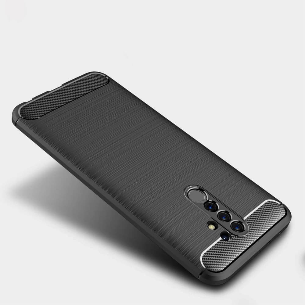 Etui Tech-Protect TPUCarbon Xiaomi Redmi 9 Fekete - 3