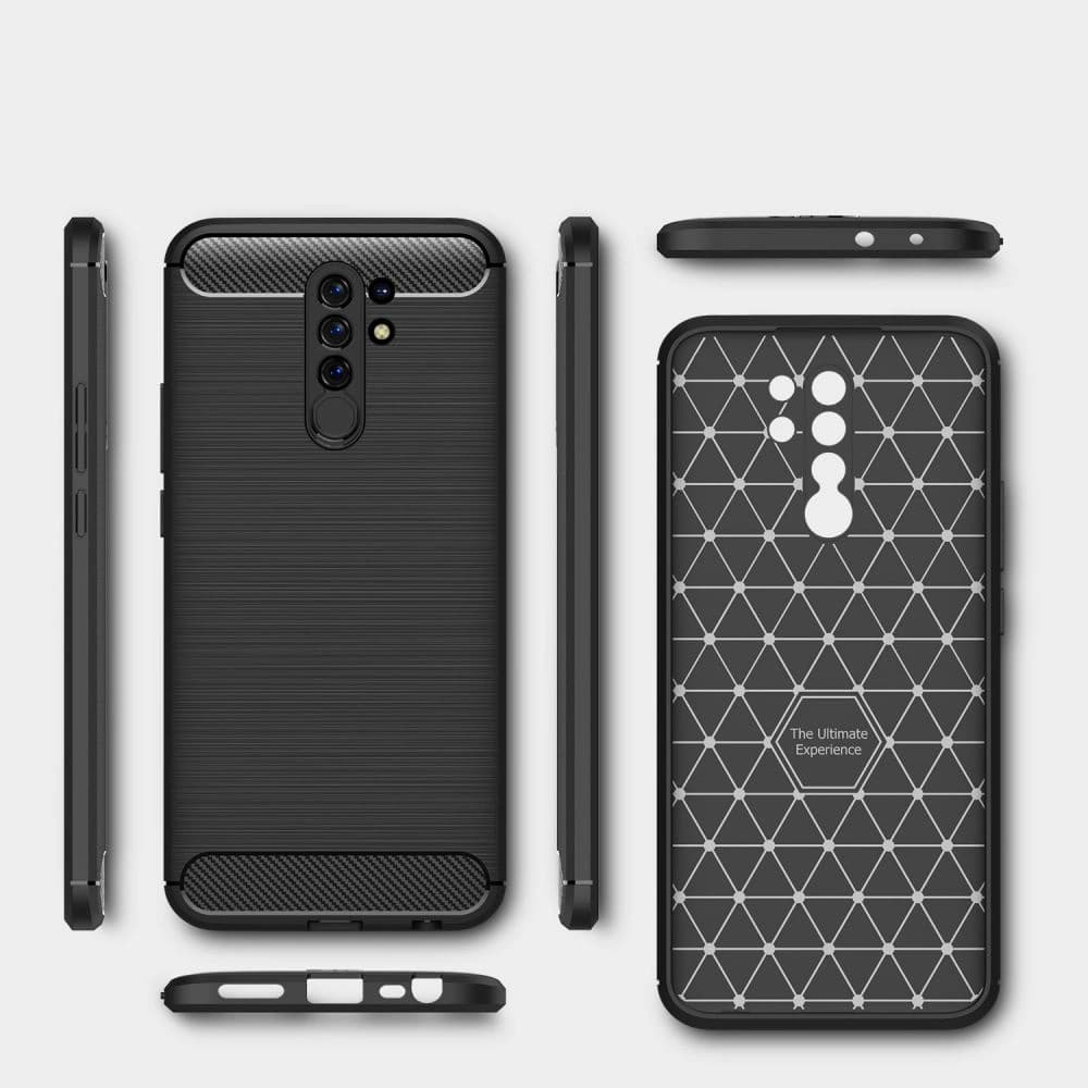 Etui Tech-Protect TPUCarbon Xiaomi Redmi 9 Fekete - 5