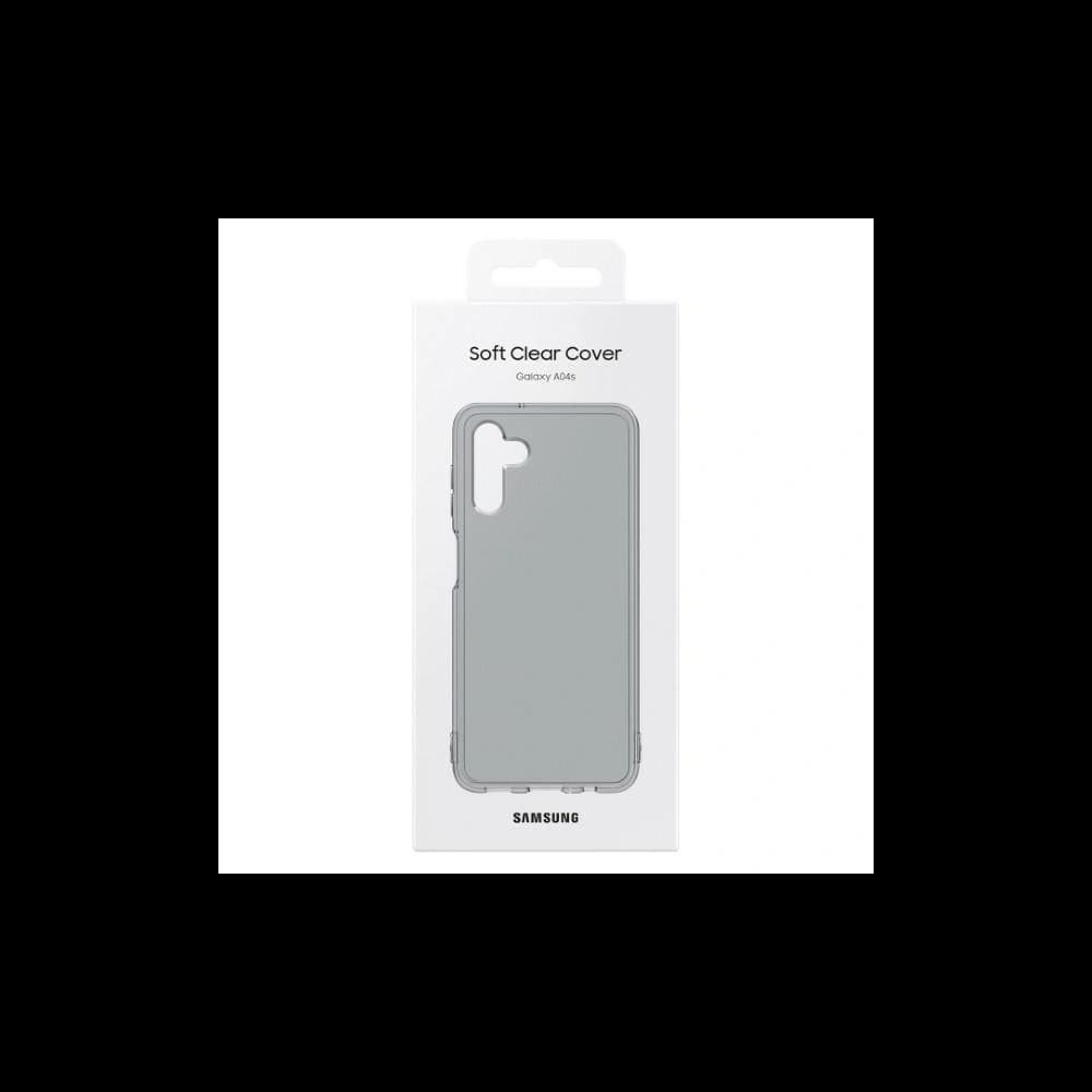 Case Samsung Galaxy A04s EF-QA047TBEGWW schwarz/black Soft Clear Cover - 4