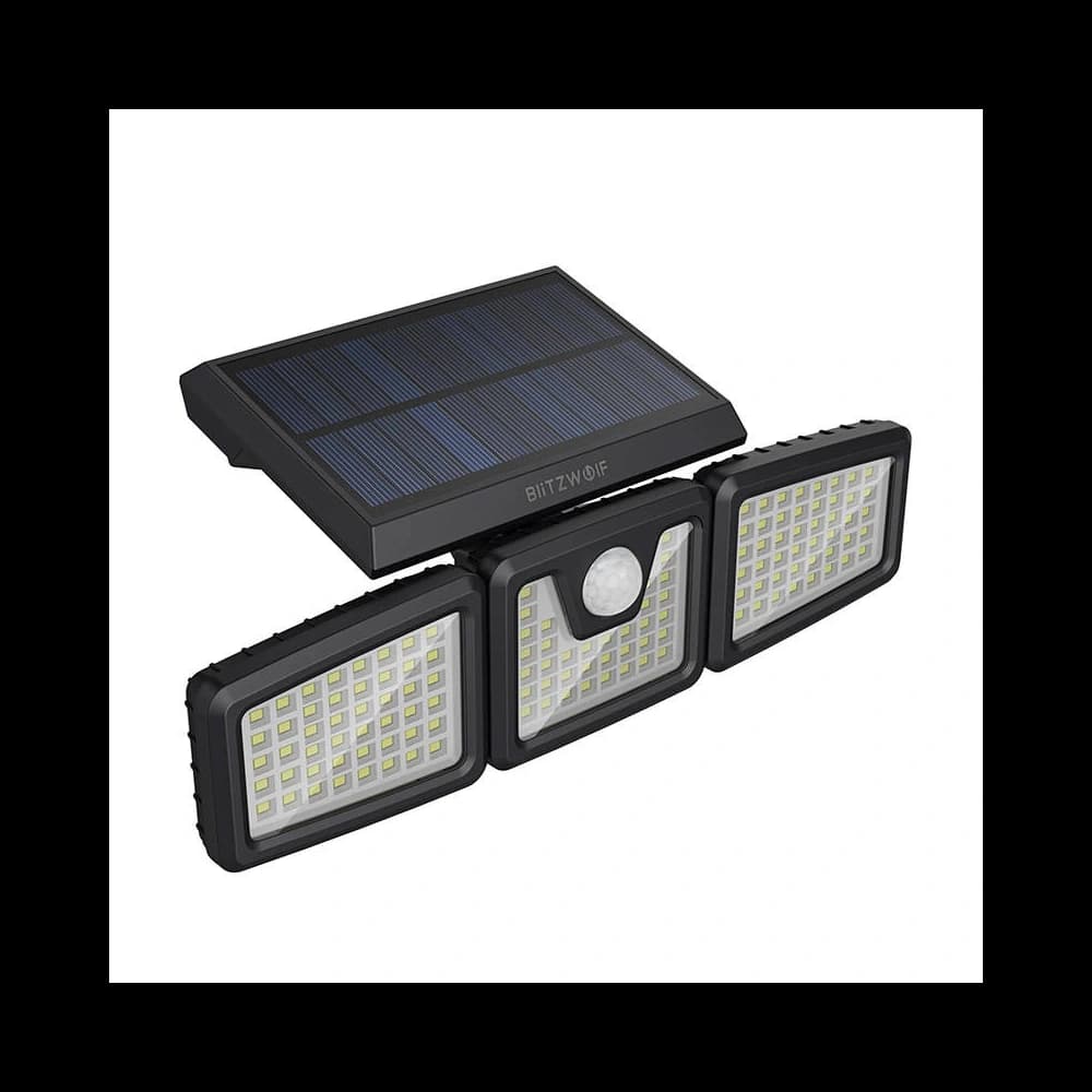 Lampa solară LED externă Blitzwolf BW-OLT9 cu senzor de mișcare și senzor de lumină. - 1