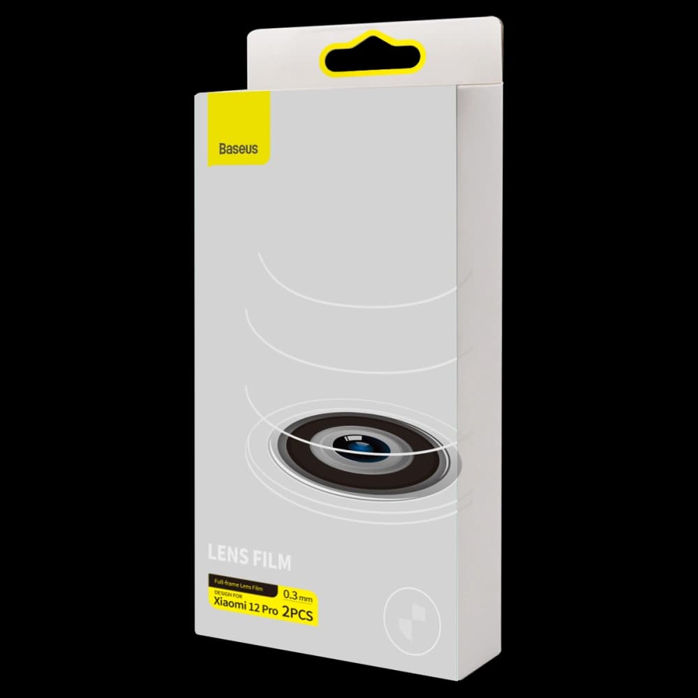 Folia na aparat Baseus Lens Protector Xiaomi 12 Pro 0.3mm transparentă [2 PACK] - 5